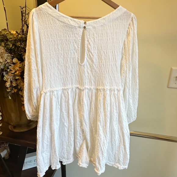 New! Free People White Beyond Obsessed Romper size XS - Picture 3 of 6